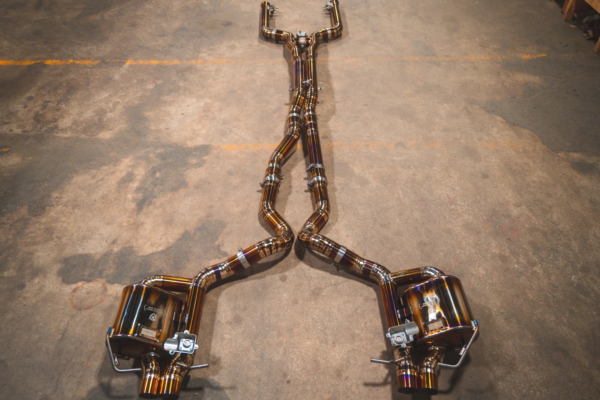 Valvetronic Designs Mercedes W205 C63 / C63S Valved Sport Exhaust System in Titanium