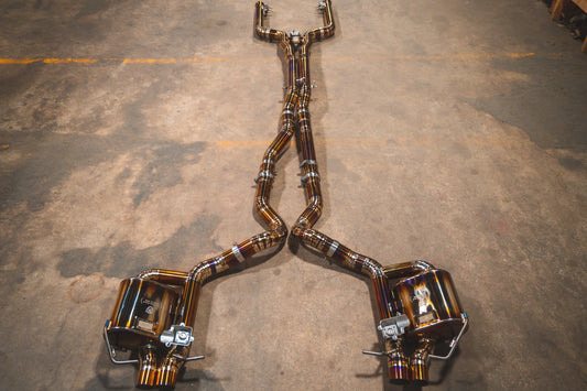 Valvetronic Designs Mercedes W205 C63 / C63S Valved Sport Exhaust System in Titanium