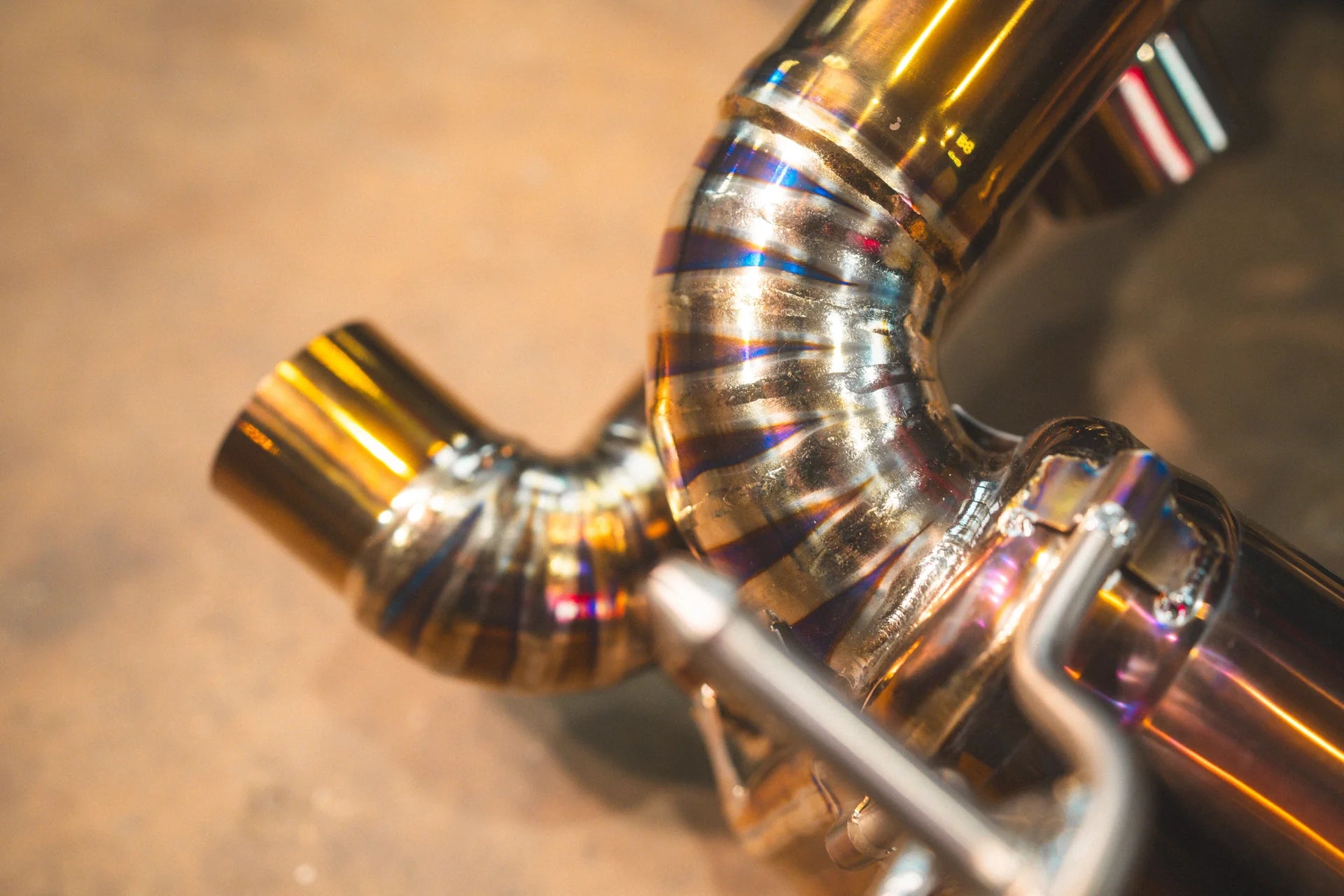 Welding on the Valvetronic Ferrari 488 GTB Valved Sport Exhaust System