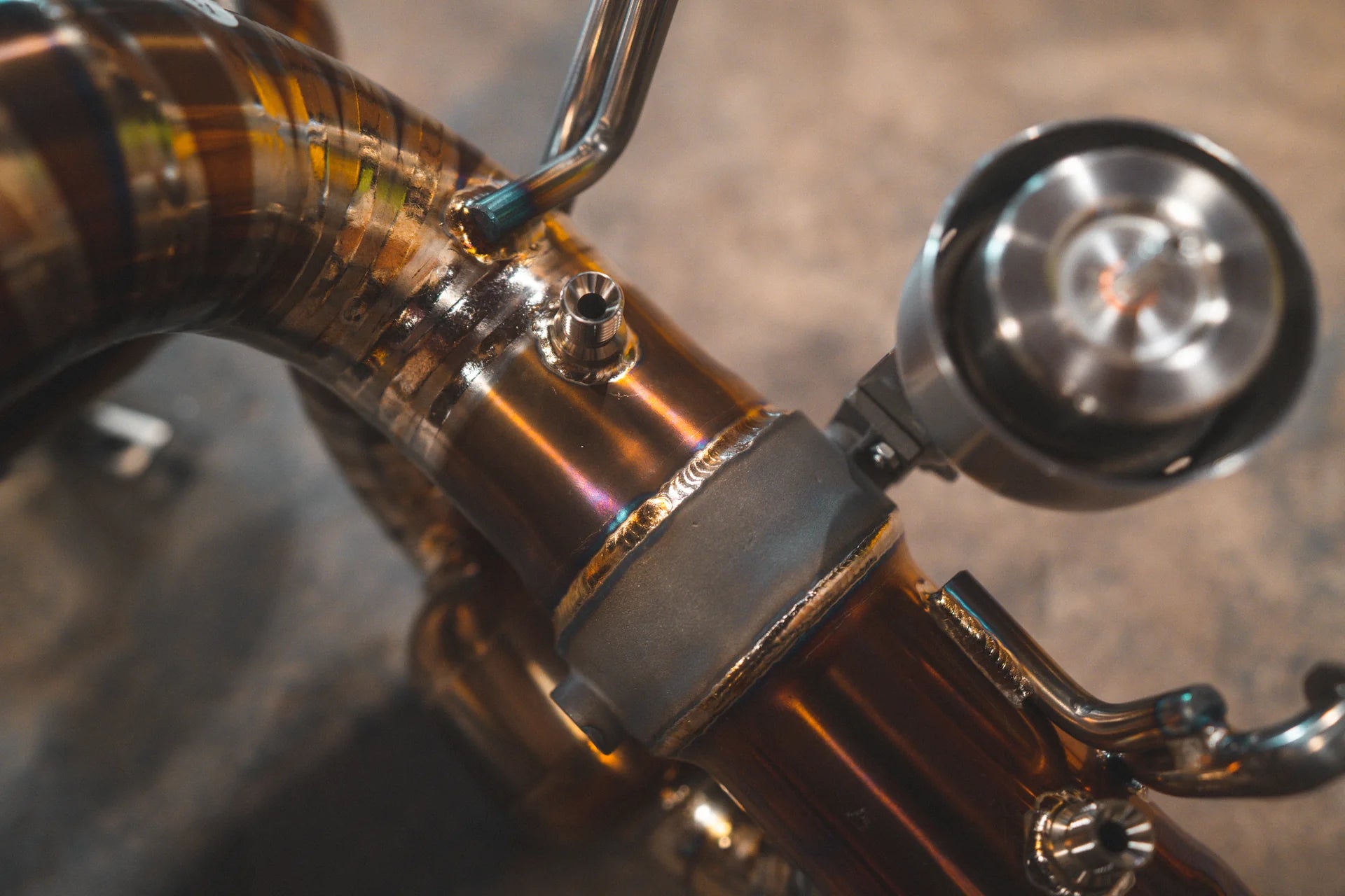 Another Closeup of the Valvetronic Ferrari F8 Valved Sport Exhaust System