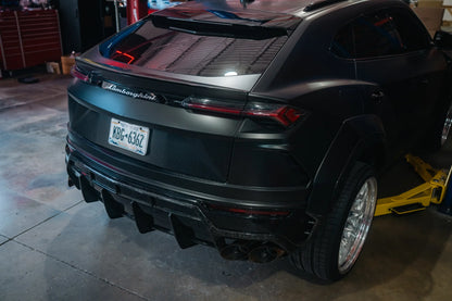 Valvetronic Lamborghini Urus Valved Sport Exhaust System Installed 