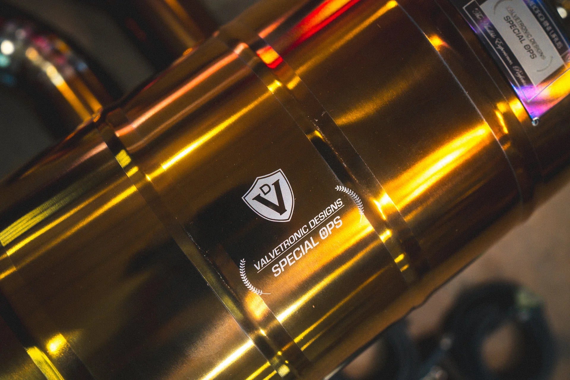 Logo on the Valvetronic Lamborghini Urus Valved Sport Exhaust System