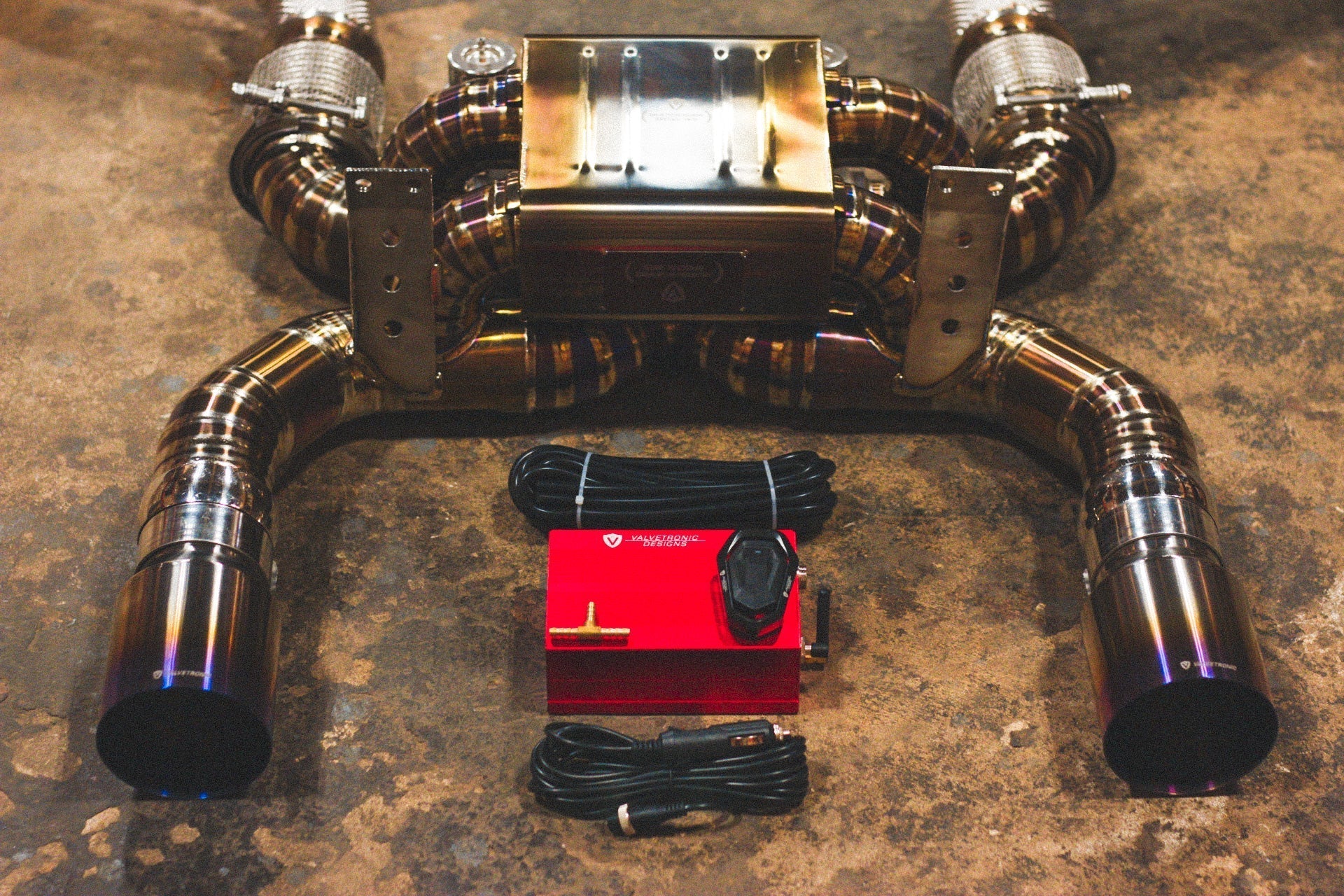 Hardware for the Valvetronic Mclaren 720S Valved Sport Exhaust System