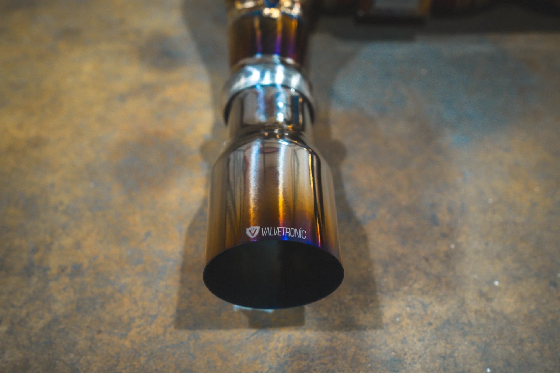 Closeup of the tips for the Valvetronic Mclaren 720S Valved Sport Exhaust System