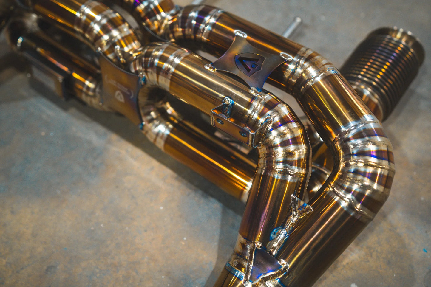 Welding on the Valvetronic Mclaren 720S Valved Sport Exhaust System