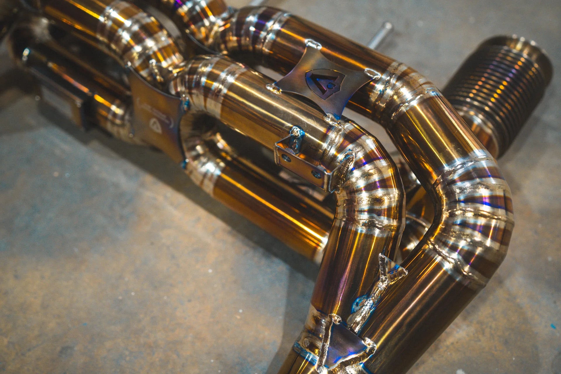 Welding on the Valvetronic Mclaren 720S Valved Sport Exhaust System