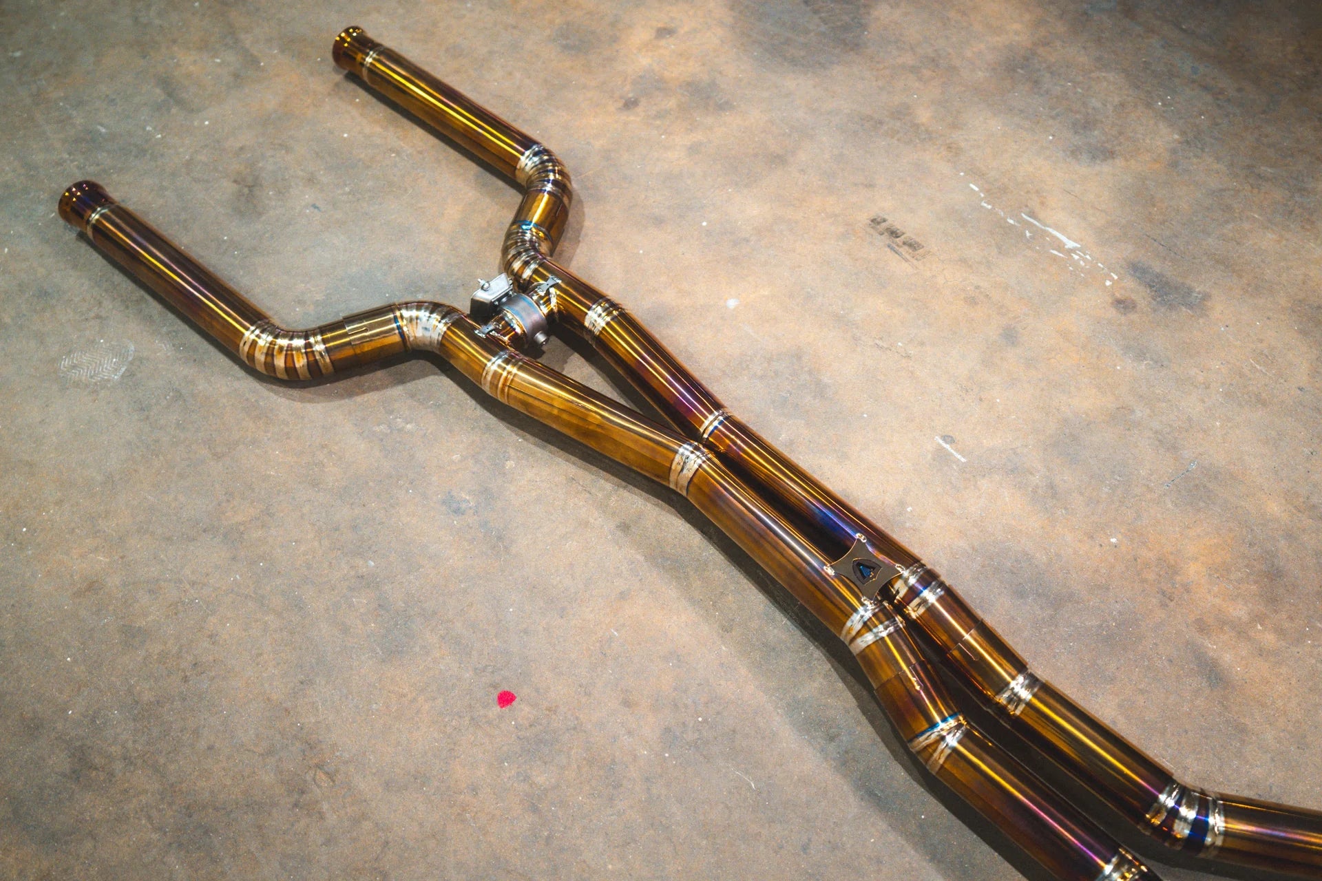 Angled View of the back of the Valvetronic Mercedes W213 E63 AMG / AMGs Valved Sport Exhaust System