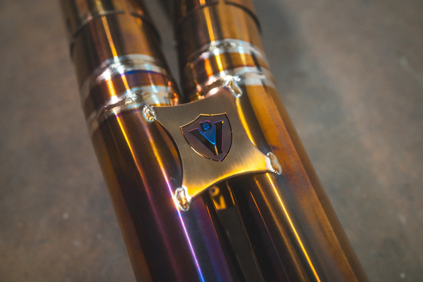 Another logo view on the Valvetronic Mercedes W213 E63 AMG / AMGs Valved Sport Exhaust System