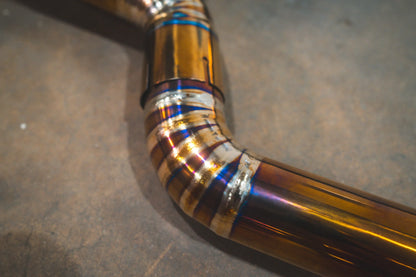Another photo of the welding on the Valvetronic Mercedes W213 E63 AMG / AMGs Valved Sport Exhaust System
