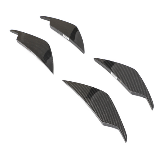 AC Style Carbon Fiber Front Bumper Canards for BMW G80/G82 (2021+)