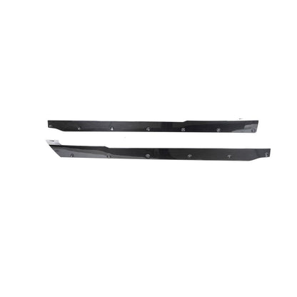 Top angle on the IMS Performance Style Dry Carbon Fiber Side Skirts for BMW M2 G87 (2023+)